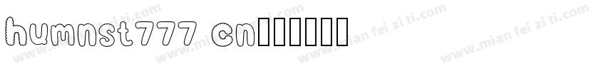 humnst777 cn字体转换